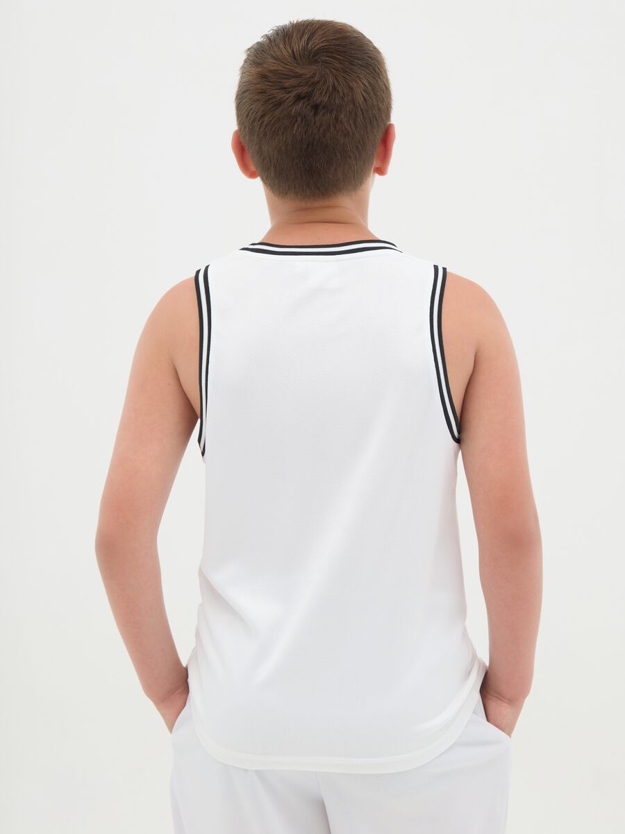 White Tank Top with Everlast Print_1