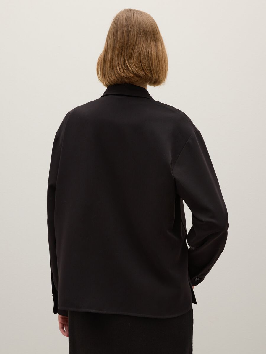 Black long-sleeve regular fit shirt_2