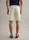 White stretch cotton chino shorts, regular fit_2