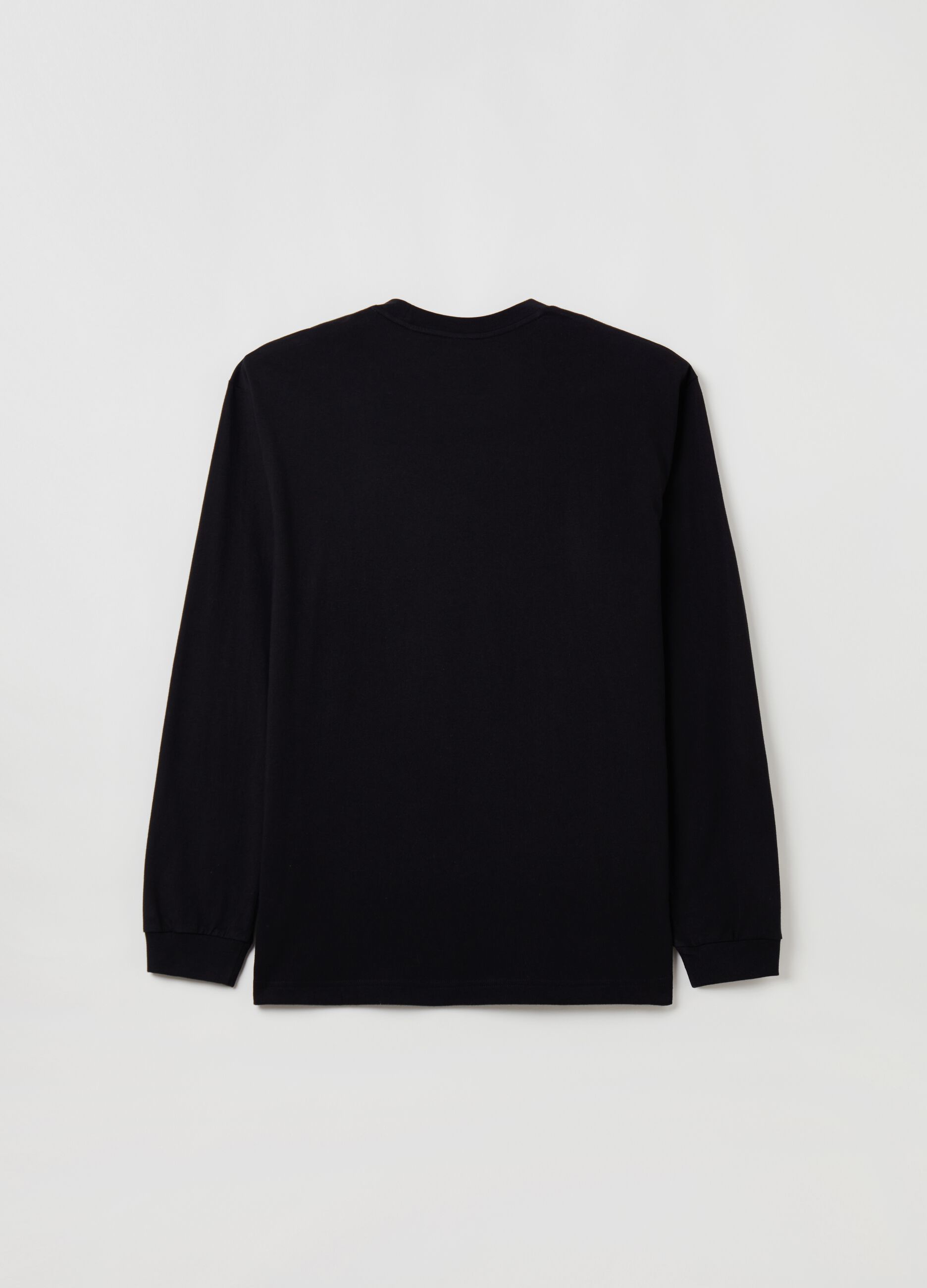 Felpa girocollo in cotone bio