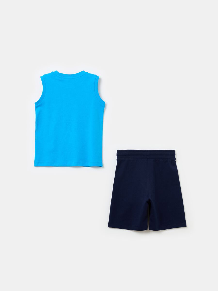 Cotton jogging set with print_1