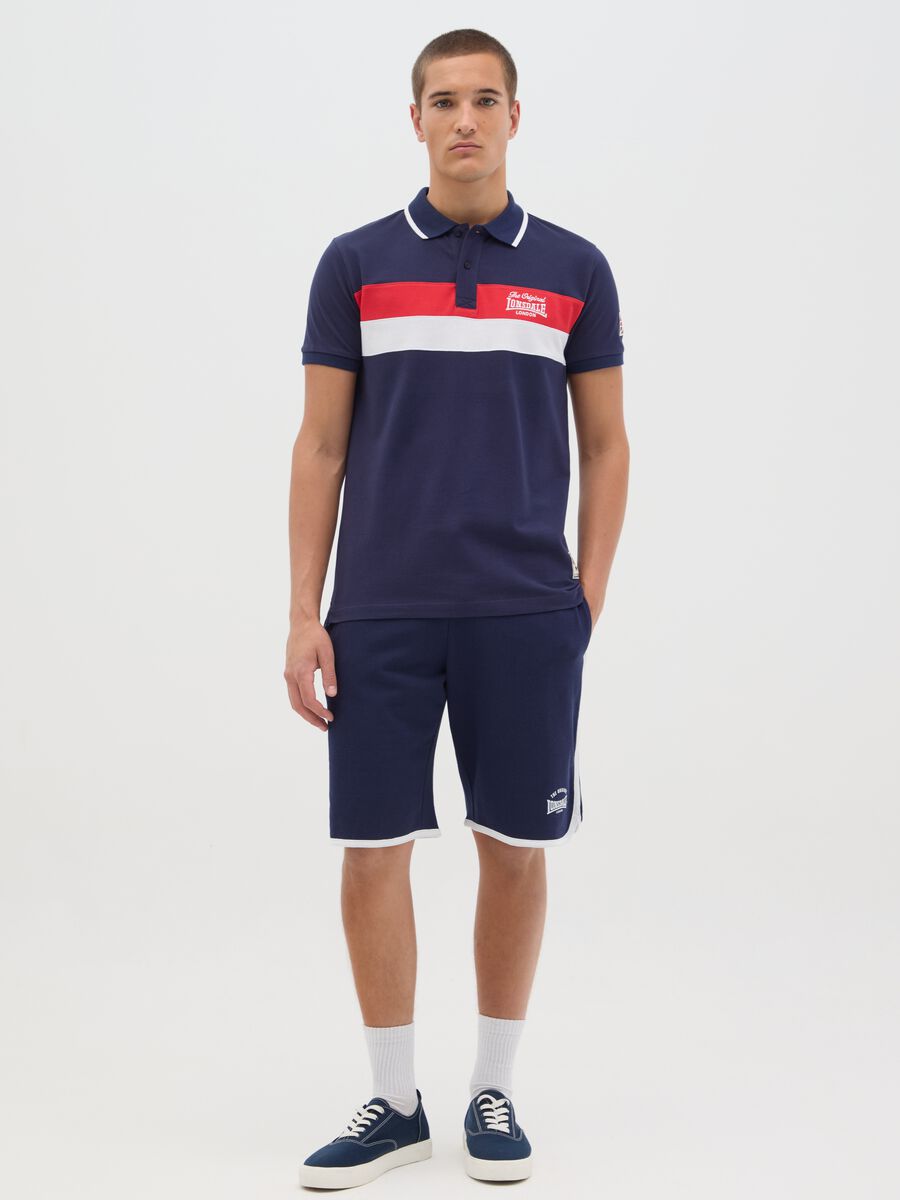 Men's Polo in Pure Multicolor Cotton_1