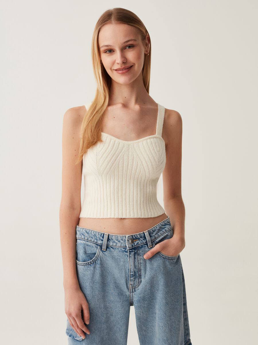 Tank top a coste piatte_0