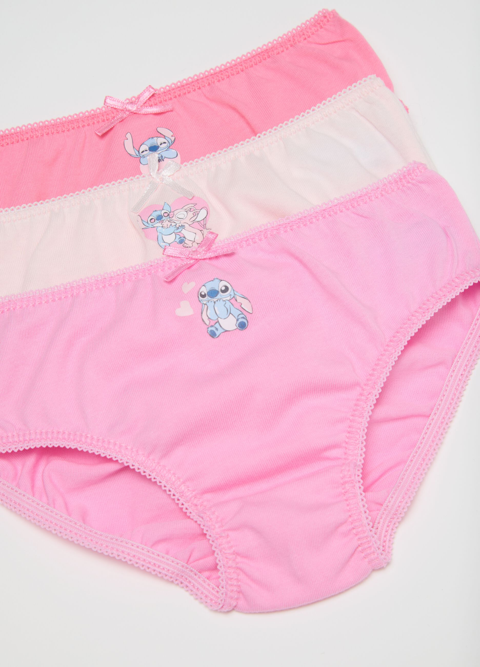 Multipack of girls' briefs in pure cotton, multicolour regular fit