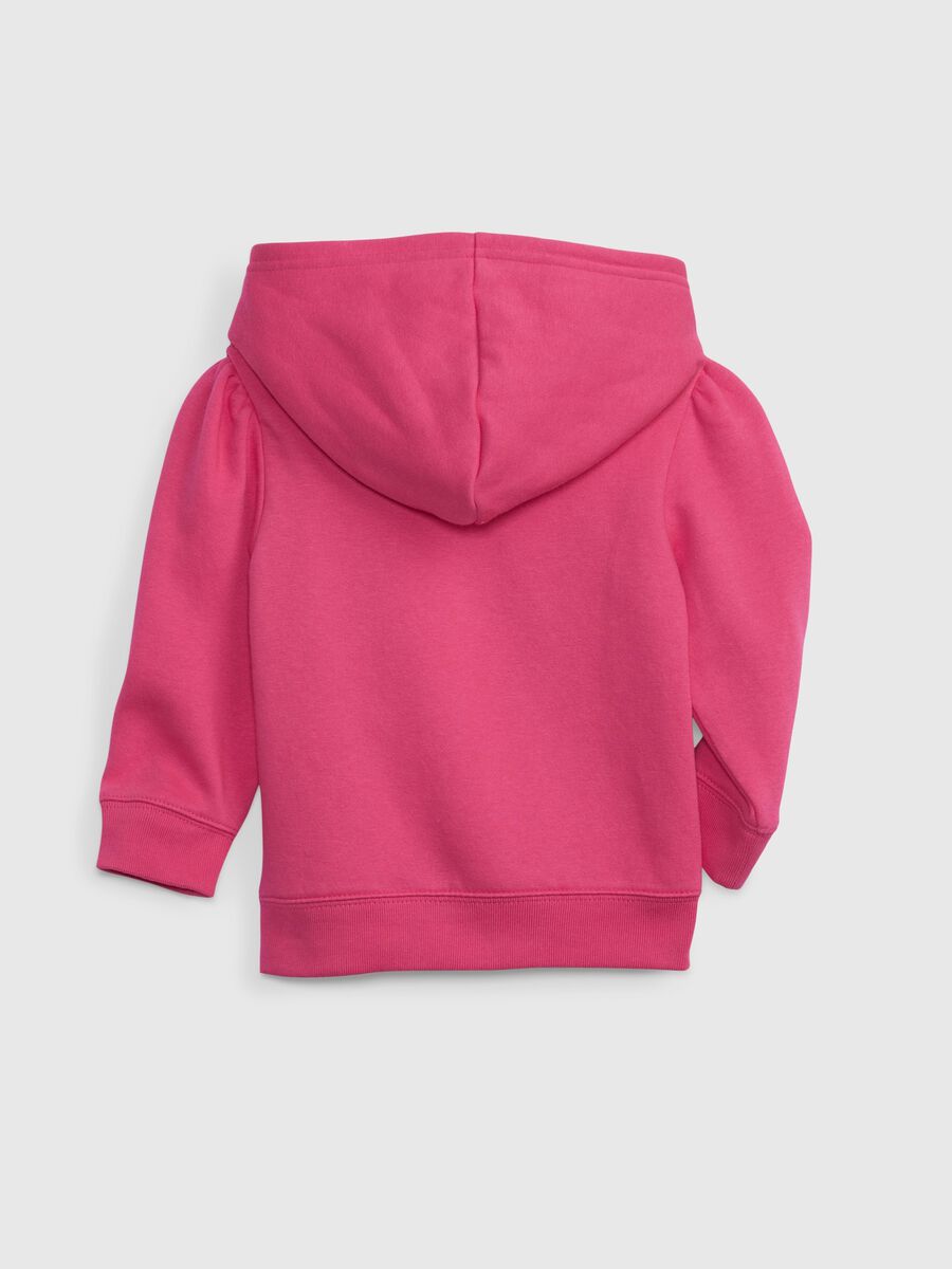Sweatshirt with hood and logo patch_1