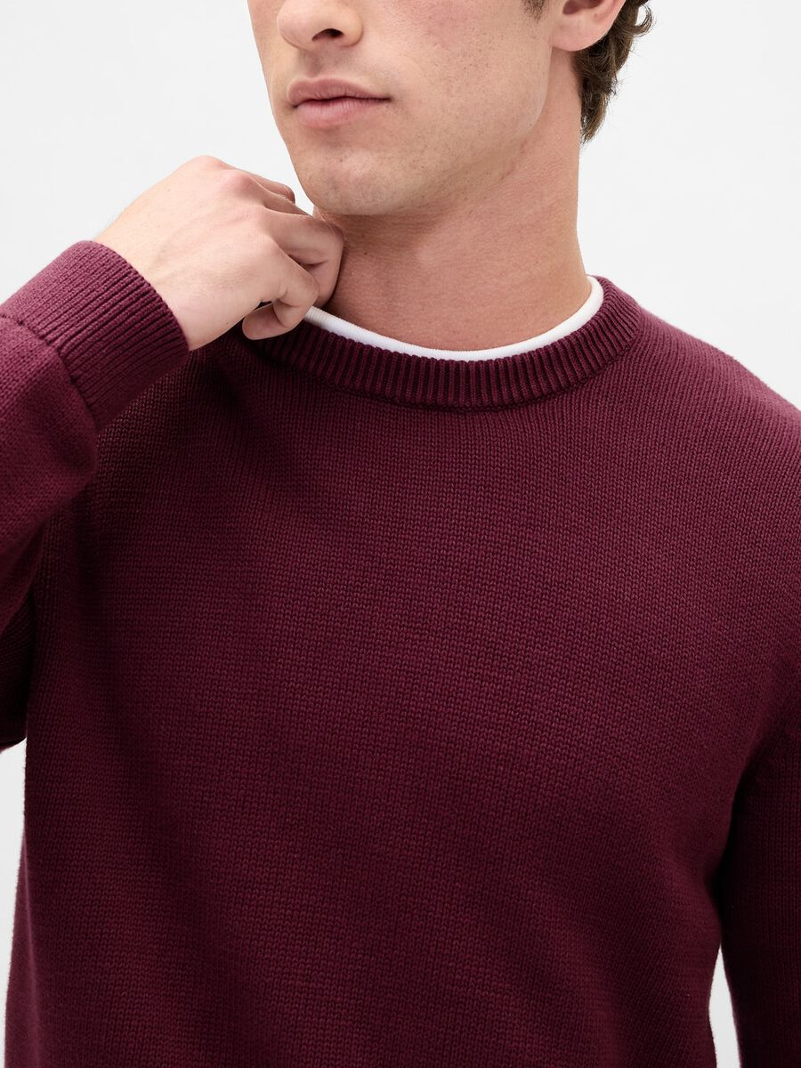 Red cotton jumper_3