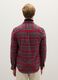 Multicolour checked shirt in pure cotton flannel regular fit_3