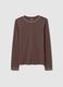 Brown pure cotton regular fit shirt_4