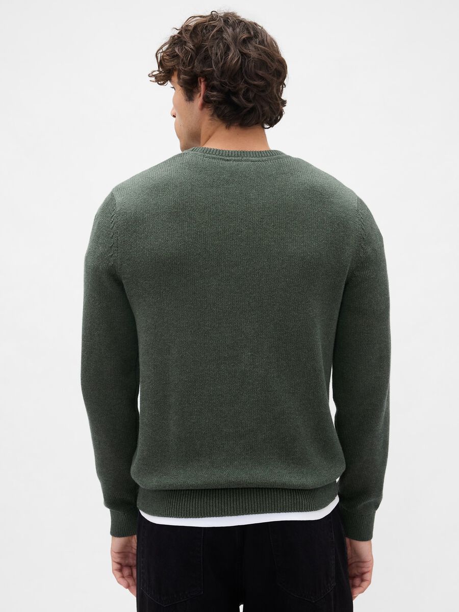 Green Cotton Pullover_1