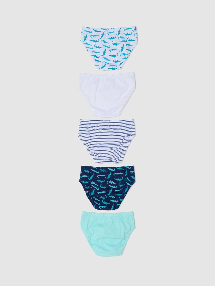 Set of children's cotton briefs with playful patterns_1