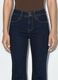 Jeans blu flare in cotone elasticizzato_2