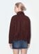 Brown stretch high-neck jacket, regular fit_3