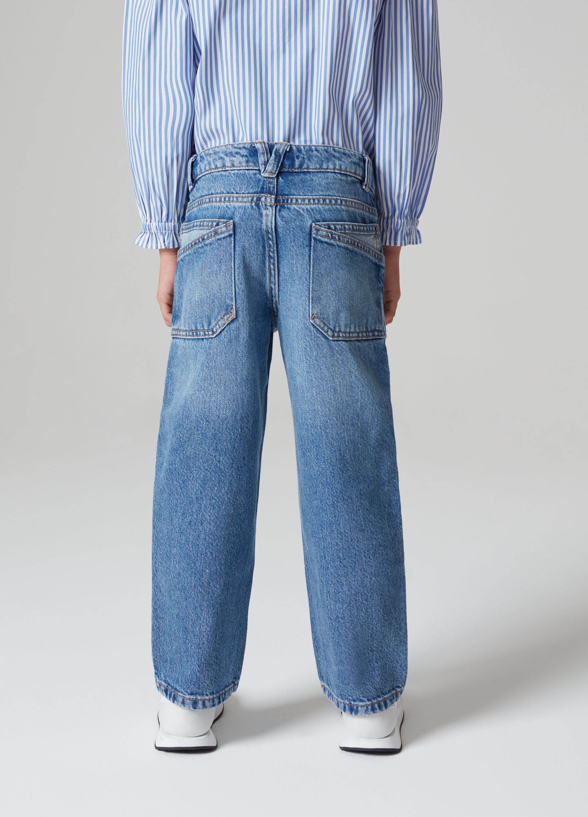 Jeans straight fit cinque tasche 