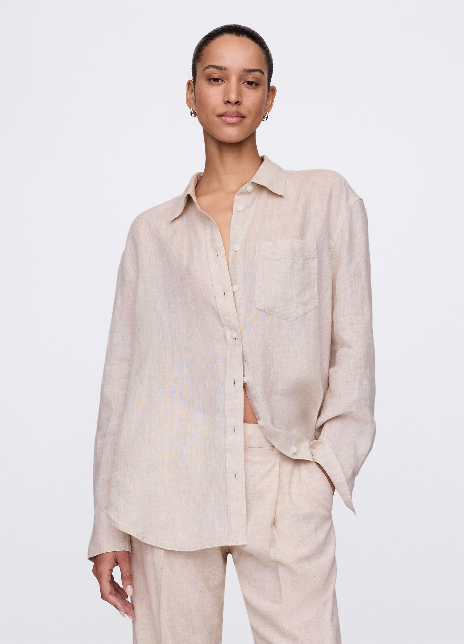 Beige Linen Shirt by Gap