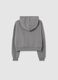 Girls' Grey Hoodie in Pure Cotton_4