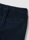 Children's blue cotton trousers regular fit_3