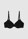 Women's Black Padded Cotton Blend Bra_4