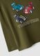 Green organic cotton T-shirt with racing cars for baby boys_3