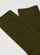Green midi cotton blend socks_1