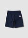 Boys&rsquo; blue stretch cotton chino shorts_1