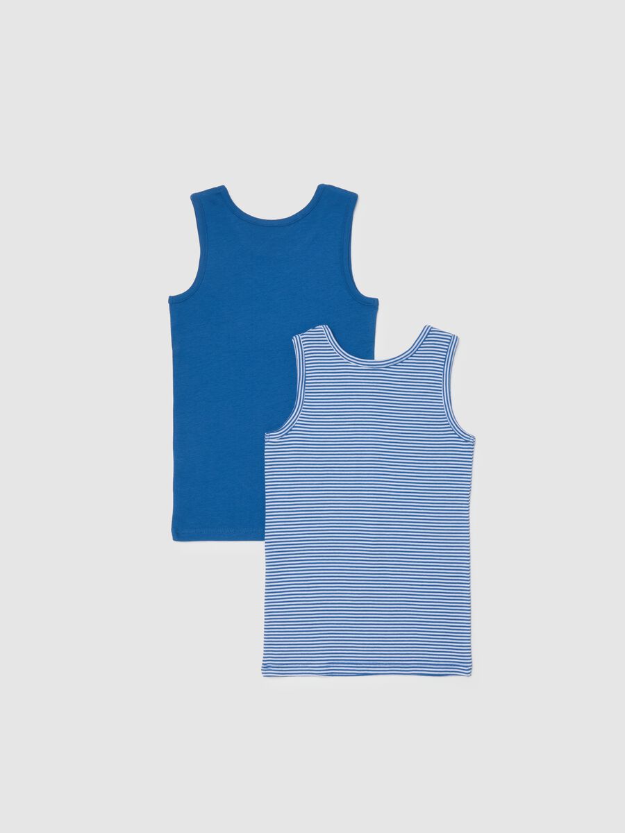 Bipack canotte da bambino in puro cotone multicolor regular fit_1
