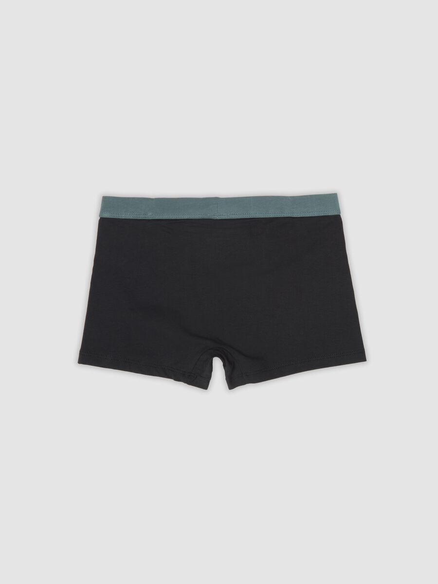Blue stretch organic cotton boxer shorts_1