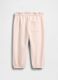 Baby pink cotton blend trousers_1