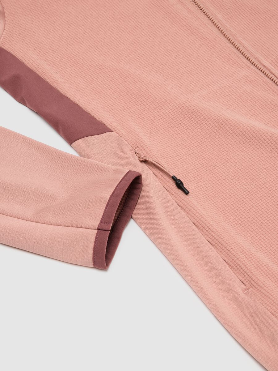Full Zip Waffle Fleece Hoodie ALTAVIA WITH DEBORAH COMPAGNONI_5