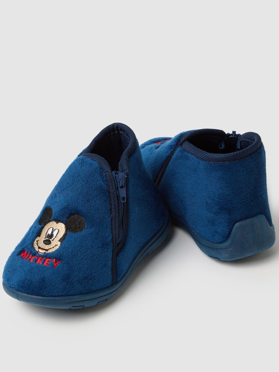 Pantofole da bambino blu con Mickey Mouse_1