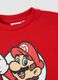 Children's pure cotton red sweatshirt with Super Mario print_2