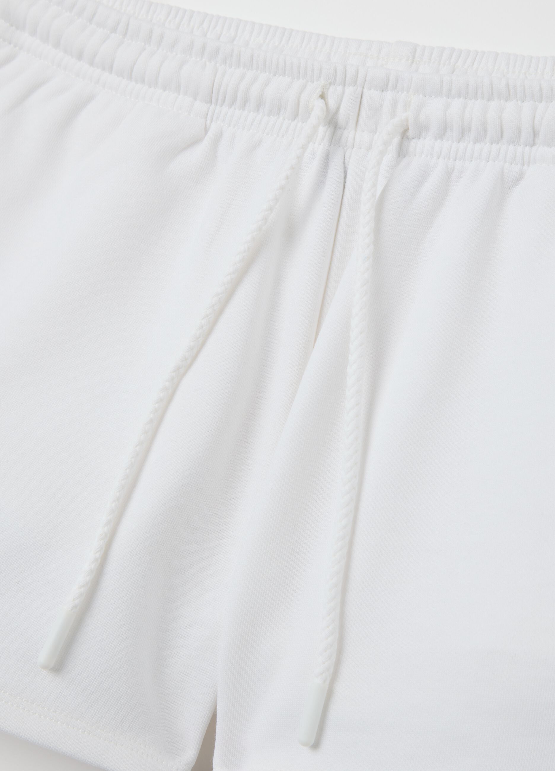 Shorts in French Terry con coulisse
