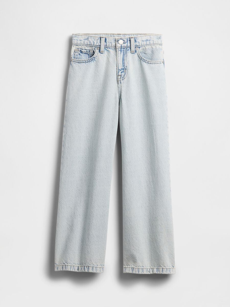 Wide-leg denim trousers_4