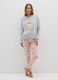 Multicolour cotton pyjamas regular fit with print_0