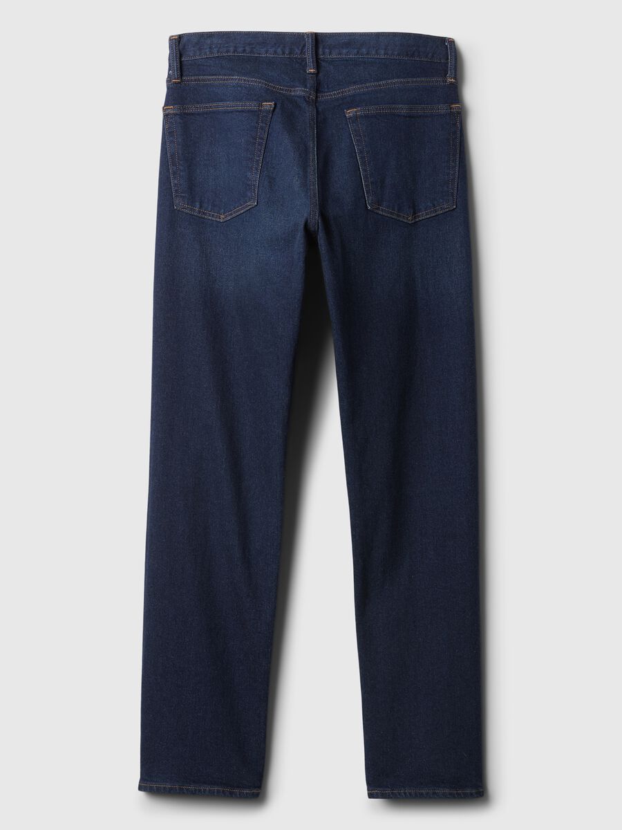 Straight-fit jeans with mid-rise waist_4
