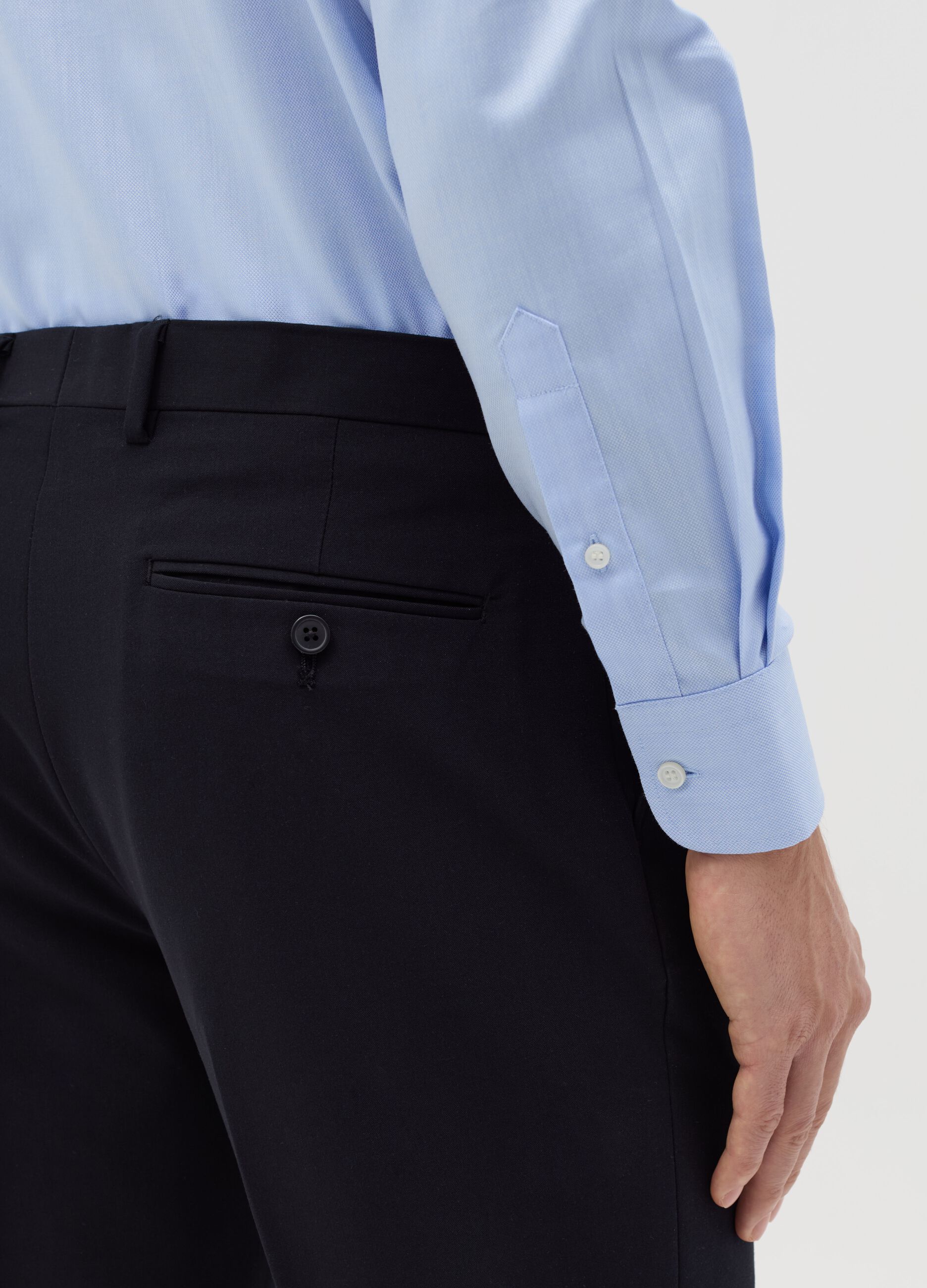 Camicia regular fit in cotone oxford easy iron