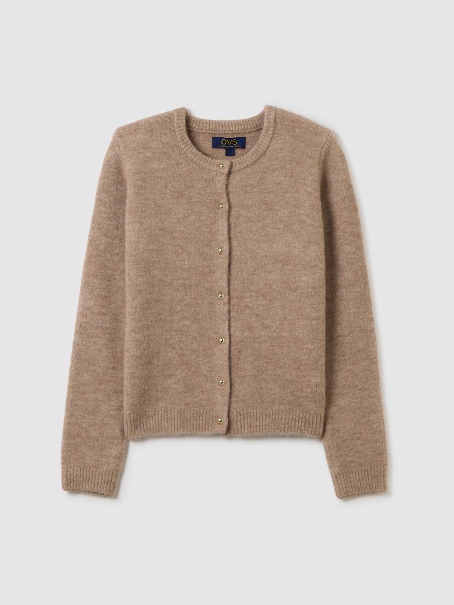 Cardigan beige regular fit_4