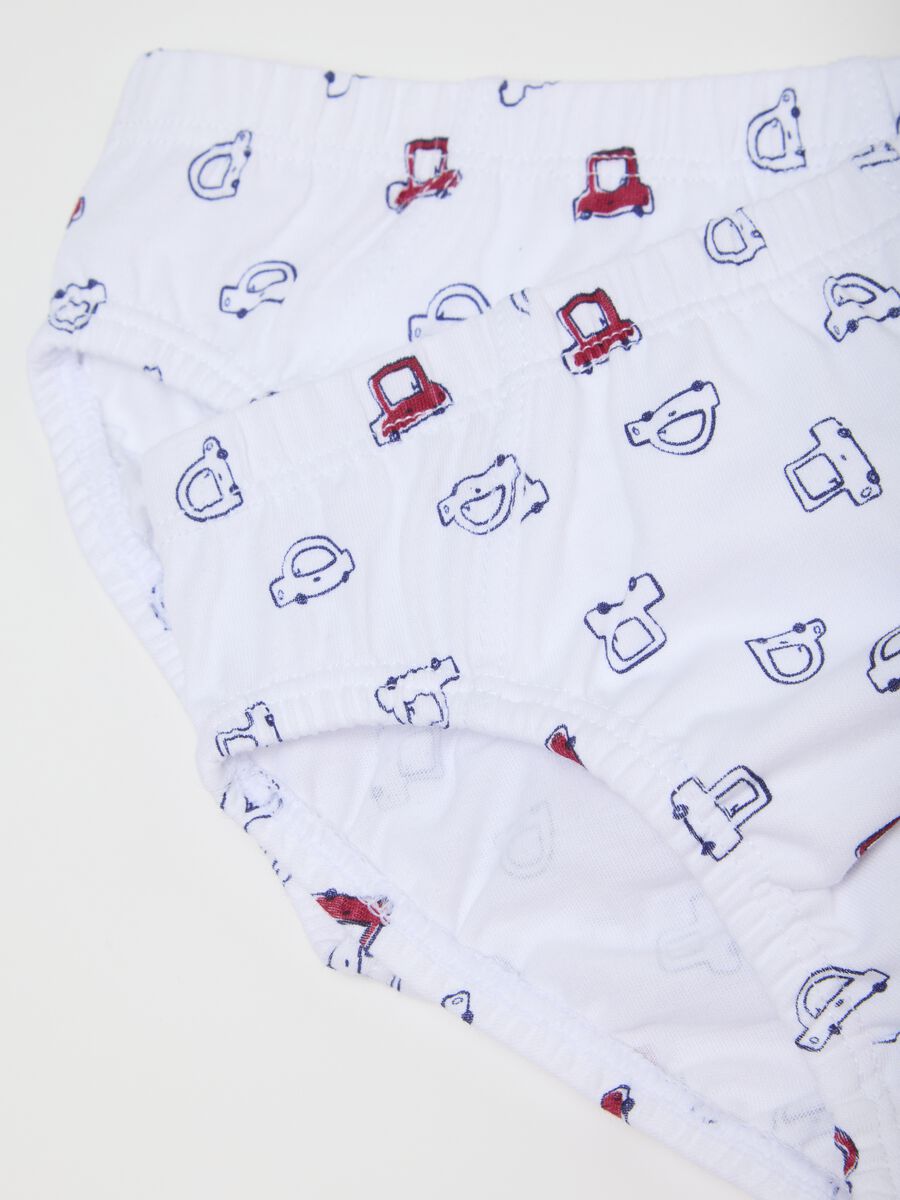 Multipack set of boys' pure cotton multicolour briefs_3