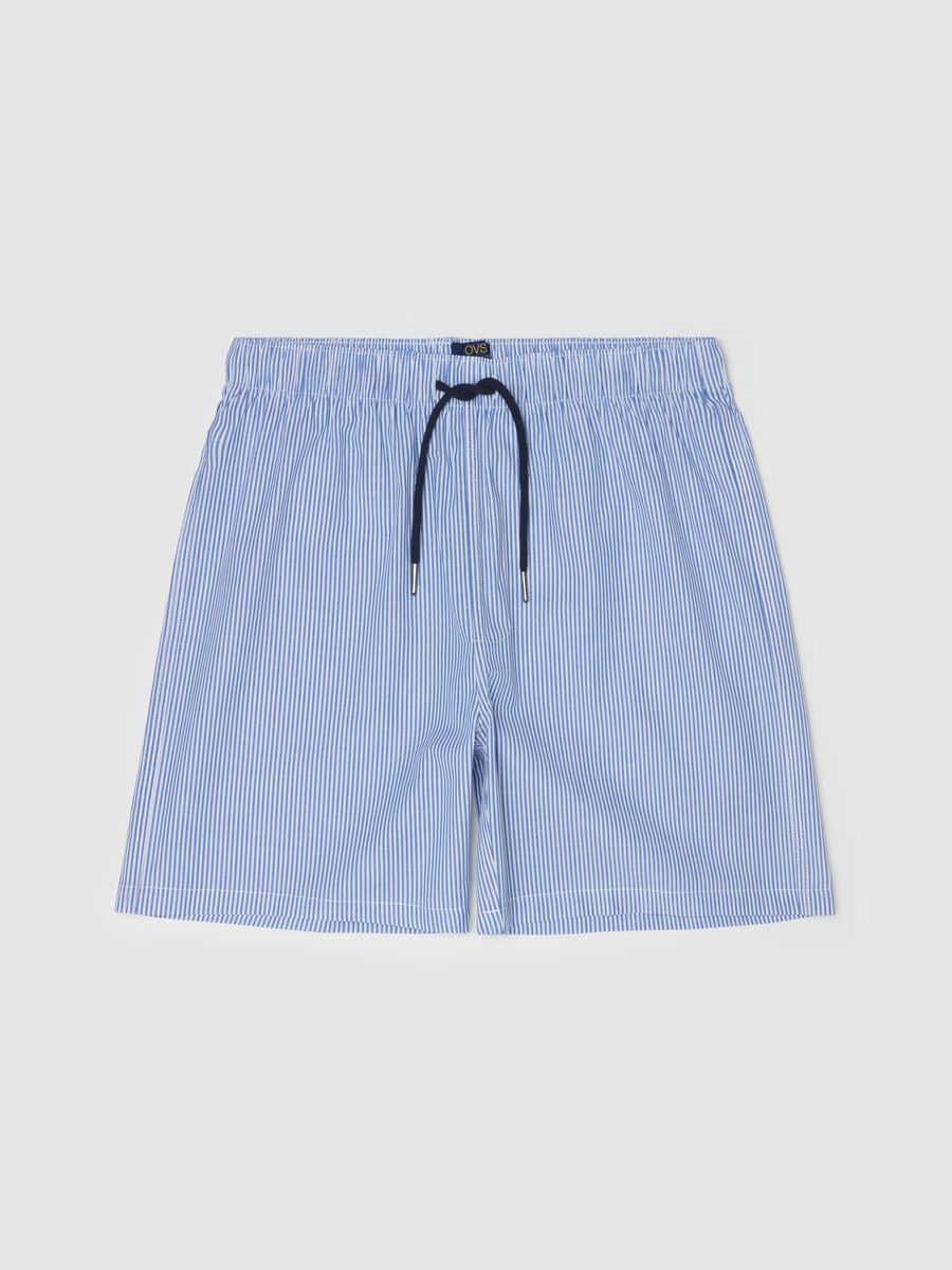 Pyjama shorts in patterned cotton_4