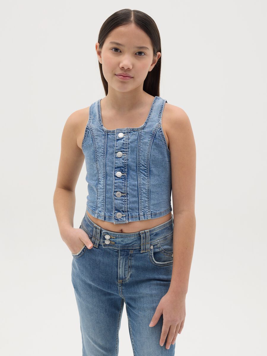 Top in denim_0