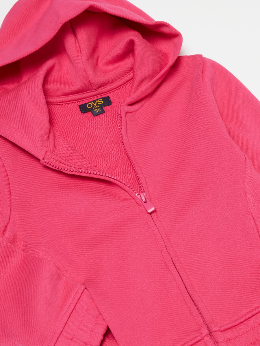 Essential organic cotton full-zip sweatshirt with hood_2