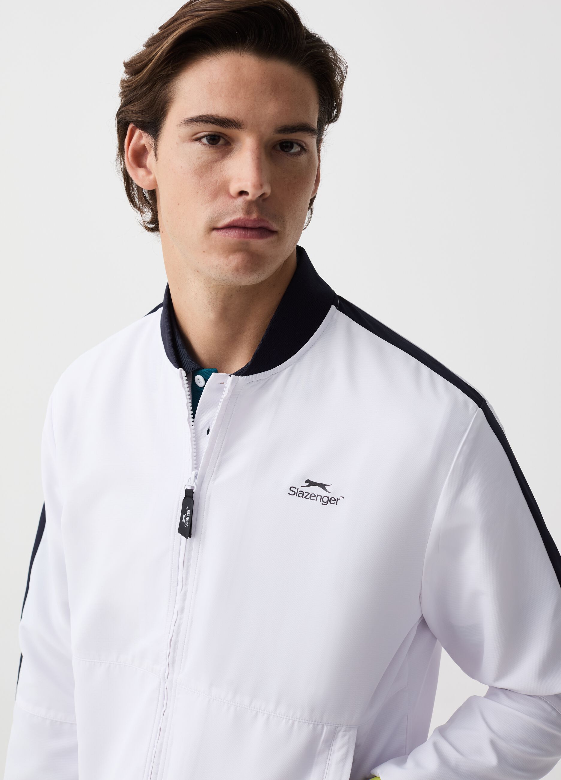 Slazenger quick-dry full-zip tennis sweatshirt
