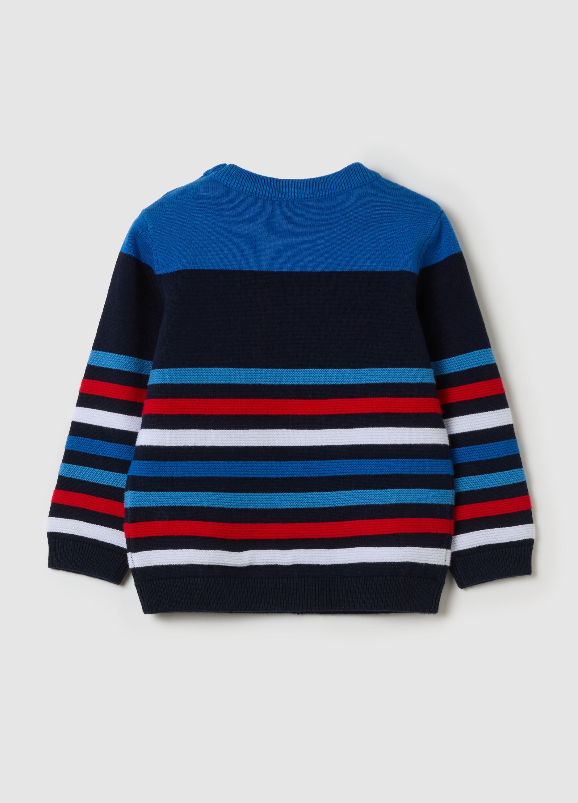 Pullover a righe con lettering "NYC"