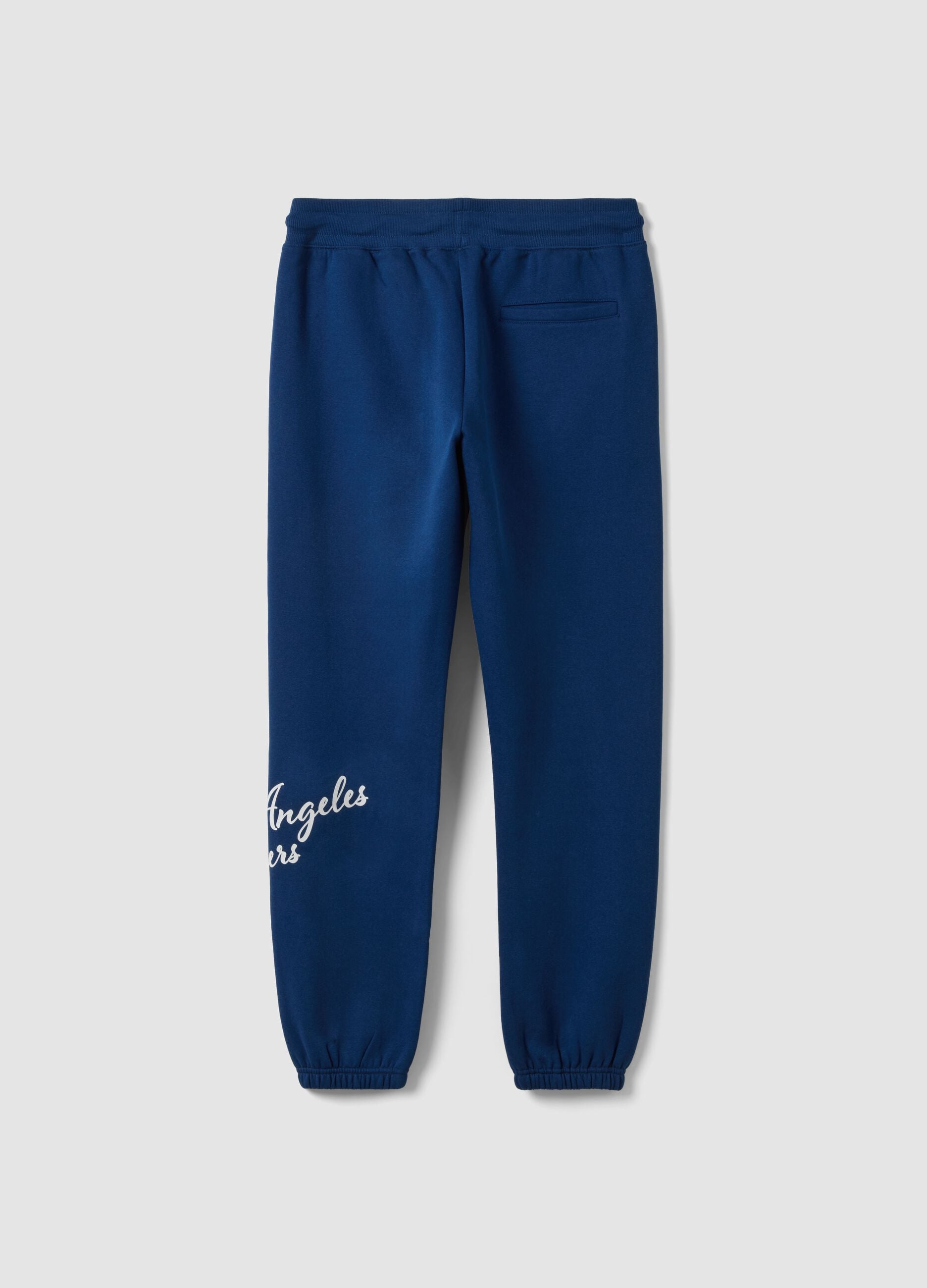 Blue cotton-blend Lakers print jogger trousers