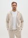 Felpa in misto cotone beige regular fit_0