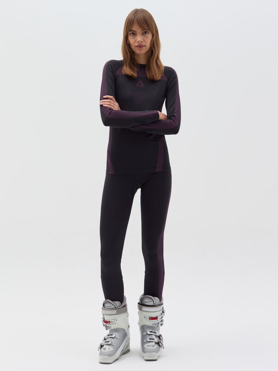 T-shirt termica seamless a maniche lunghe ALTAVIA WITH DEBORAH COMPAGNONI_1