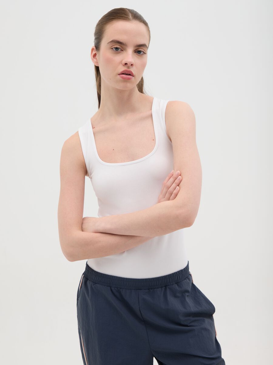 Women's White Bodysuit_1