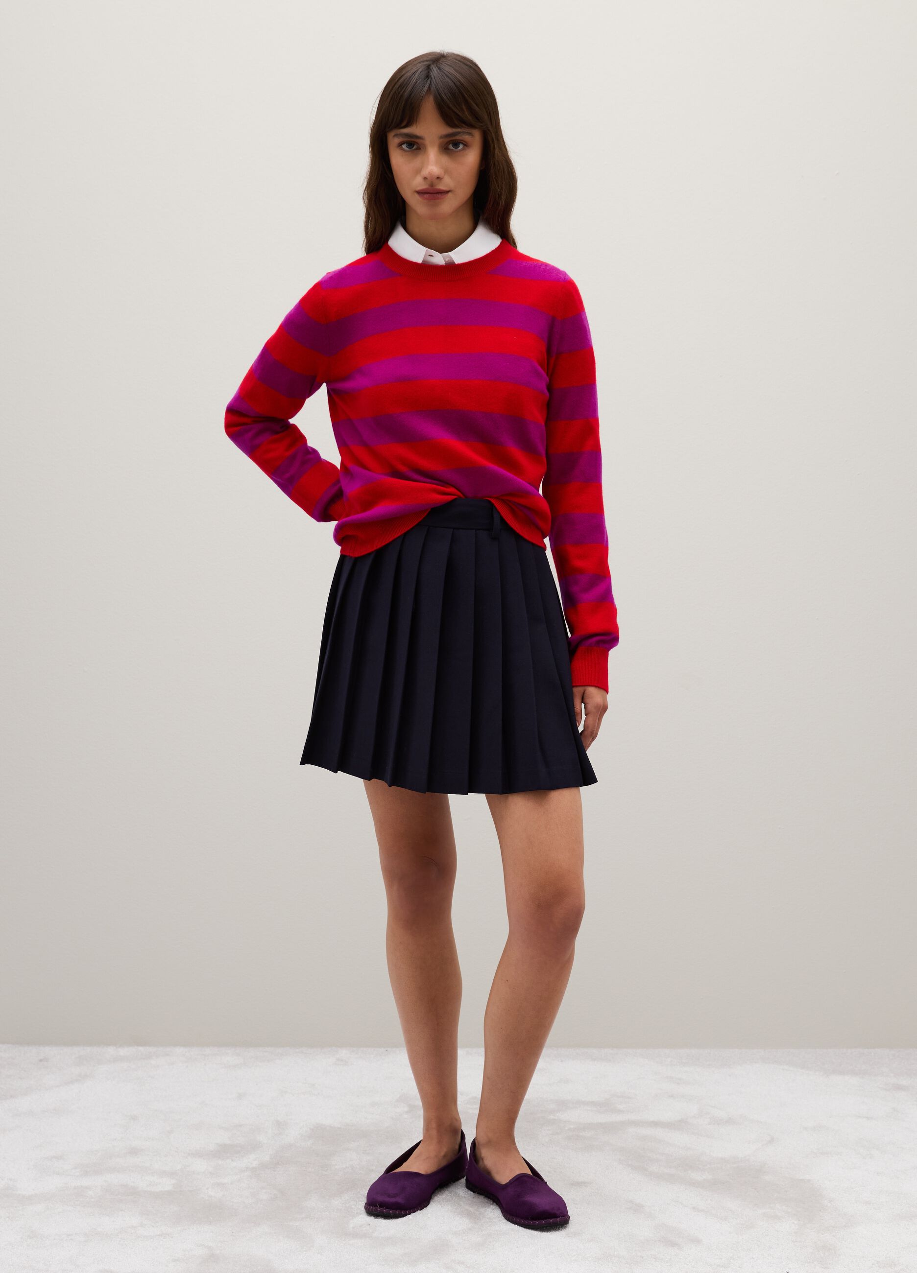 Pure wool multicolour jumper regular fit