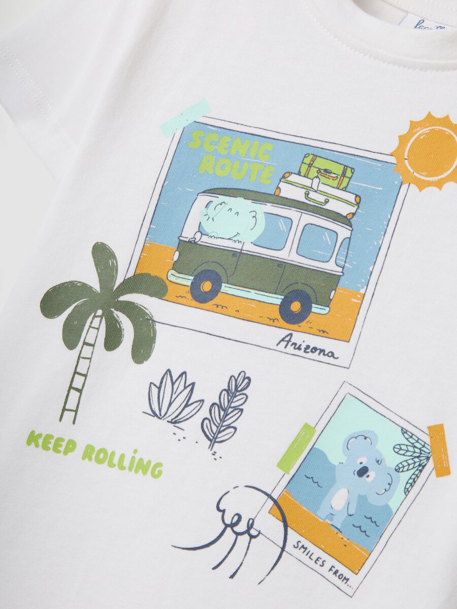 White short-sleeve pure cotton T-shirt_2