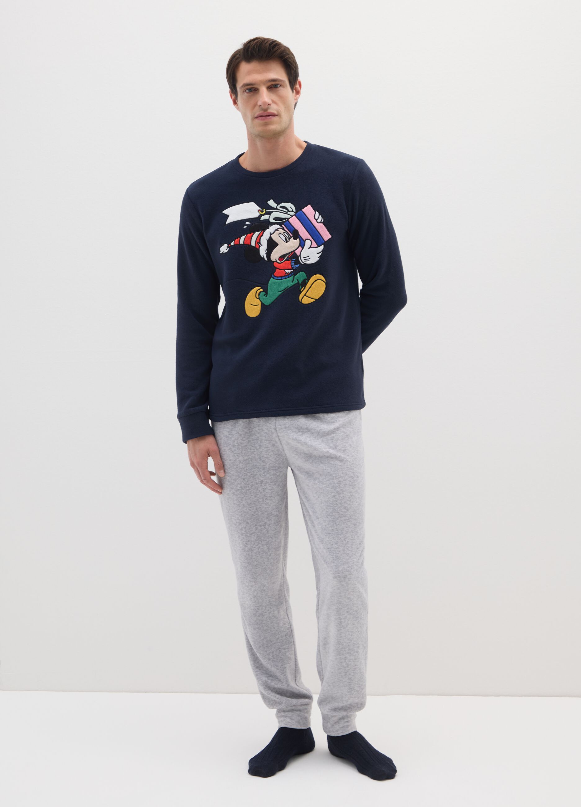 Multicolour long sleeve regular fit pyjamas with Disney print