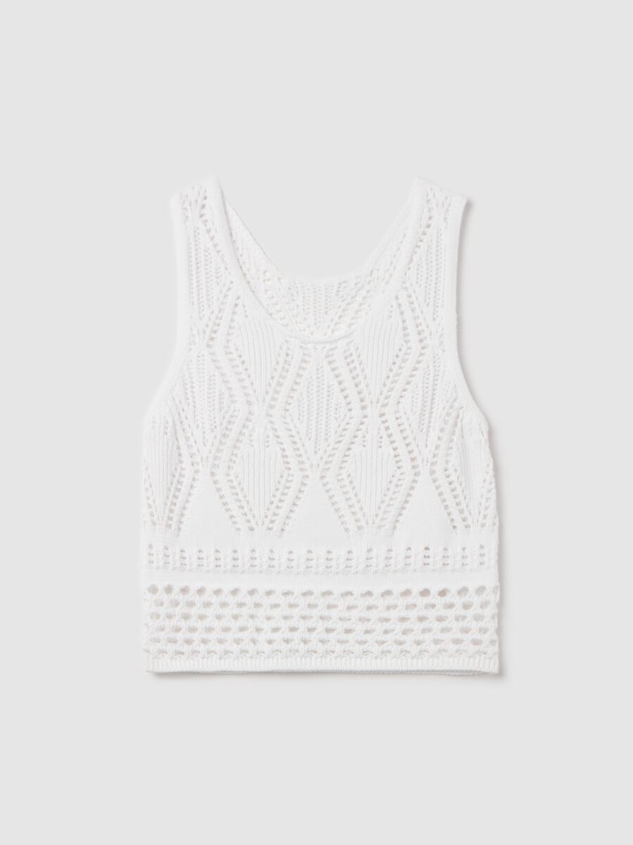 White crochet tank top_4